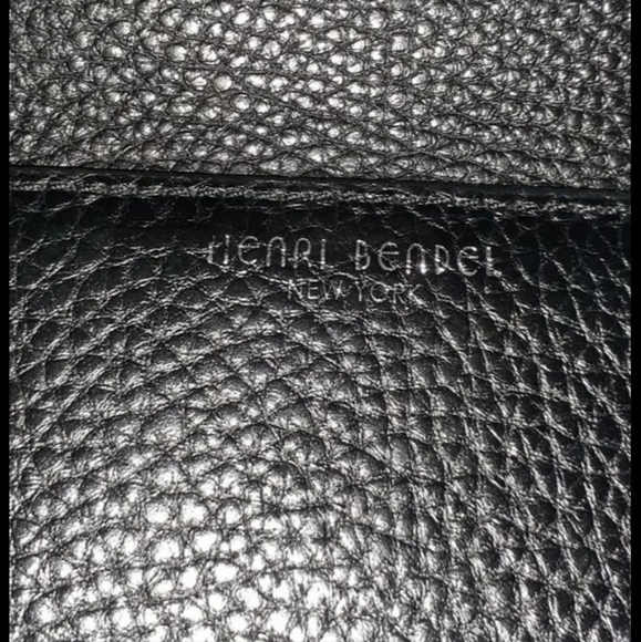 HENRI BENDEL CHELSEA PUNK CROSSBODY BLACK SATCHEL - Picture 6 of 8